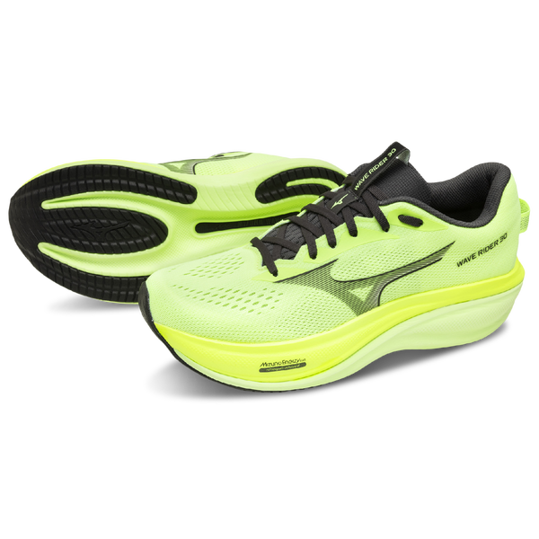 Mizuno Wave Rider 30 - Men's - Green/Black - Image 6