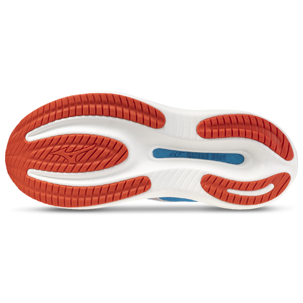 Mizuno Wave Rider 30 - Men's - White/Blue - Image 5