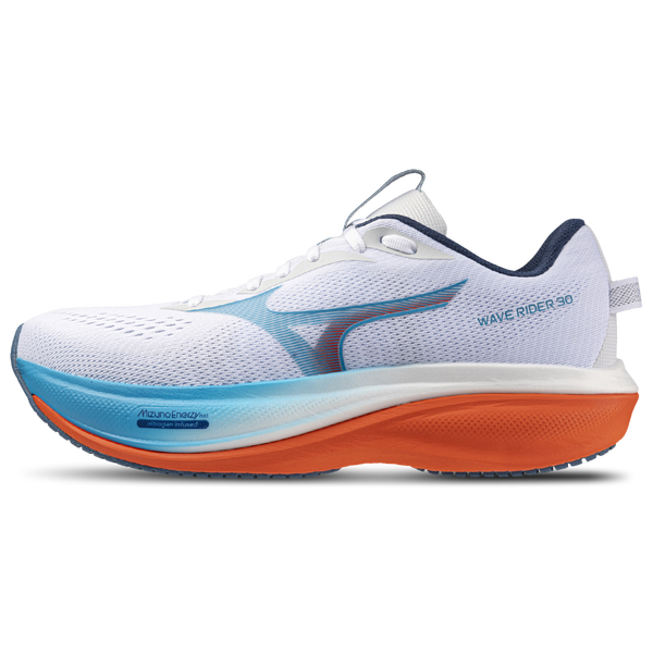 Mizuno Wave Rider 30 2E - Men's - White/Blue - Image 2