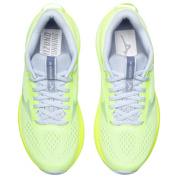 Mizuno Wave Rider 30 - Women's - Green/Blue - Image 4