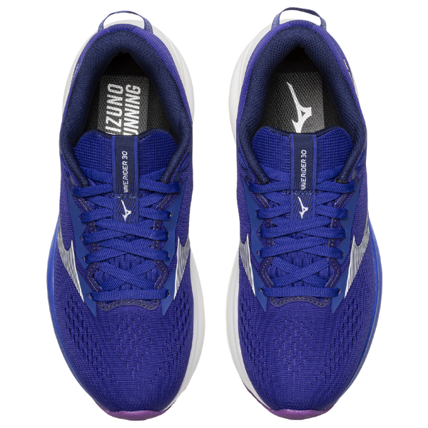 Mizuno Wave Rider 30 - Women's - Blue/White - Image 4