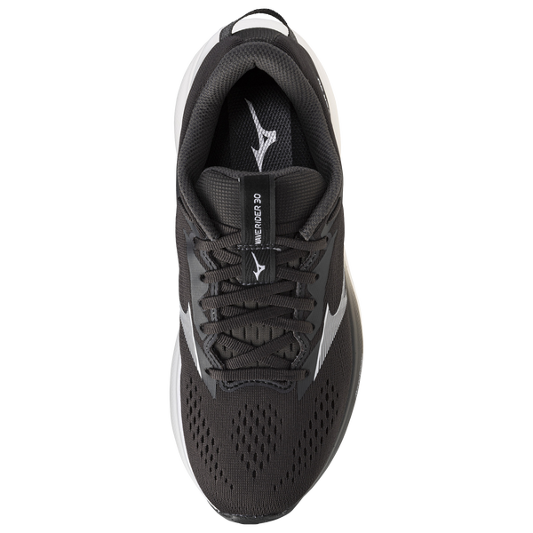 Mizuno Wave Rider 30 - Women's - Black/White - Image 4