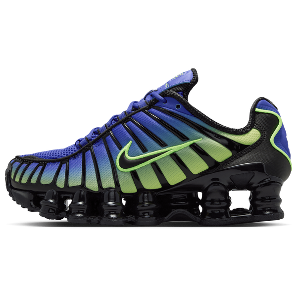 Nike Shox TL - Boys' Grade School - Black/Lapis/Volt Ice - Image 2