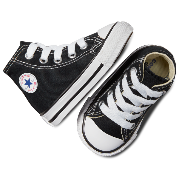 Converse All Star High Top - Boys' Toddler - Black/White - Image 7