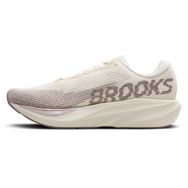Brooks Ghost Amp - Women's - Arctic Wolf/Dove/Pink - Image 2