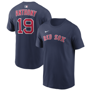 Nike Red Sox Name & Number T-Shirt - Men's - Navy