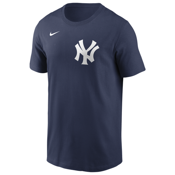 Nike Yankees Name & Number Short Sleeve T-Shirt - Men's - Navy - Image 2