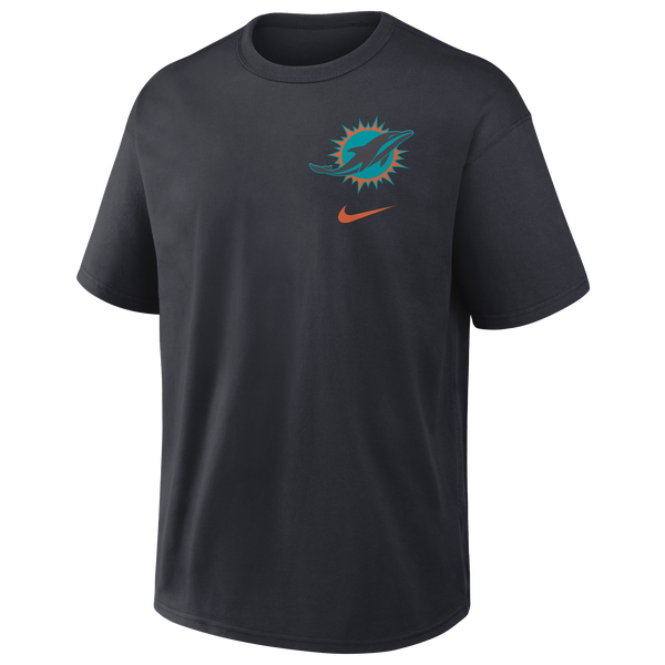 Nike Dolphins Rival Short Sleeve T-Shirt - Men's - Black - Image 2