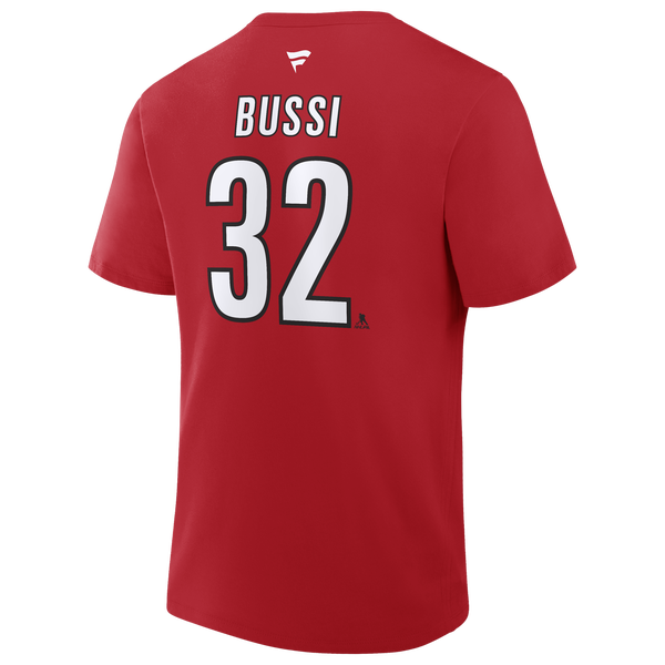 Fanatics NHL Carolina Hurricanes Name & Number T-Shirt - Men's - Red - Image 3