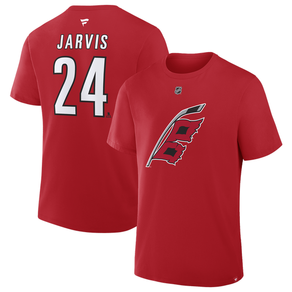 Fanatics NHL Carolina Hurricanes Name & Number T-Shirt - Men's - Red