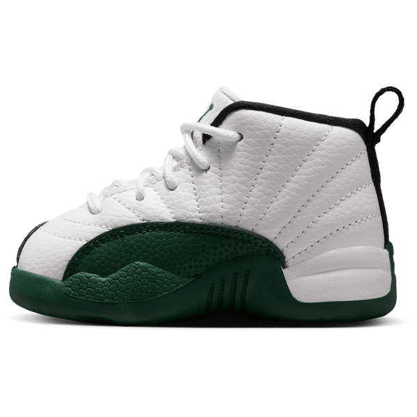 Jordan Retro 12 - Boys' Toddler - White/Green/Purple - Image 2
