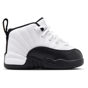 Jordan Retro 12 - Boys' Toddler - White/Black/Taxi