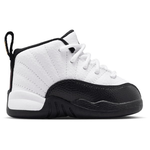 Jordan Retro 12 - Boys' Toddler - White/Black/Taxi