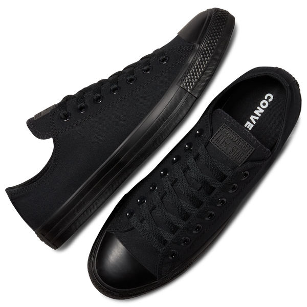 Converse All Star Low Top - Men's - Black/Black Monochrome/Black - Image 4