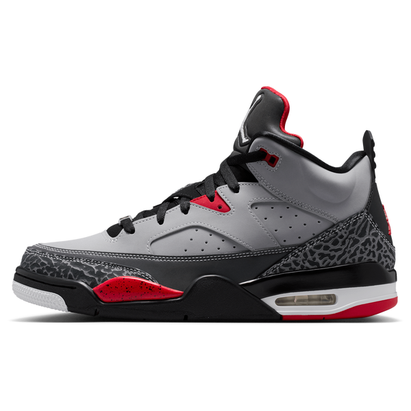 Jordan Son of Mars Low - Men's - Cement Grey/White/Black - Image 2