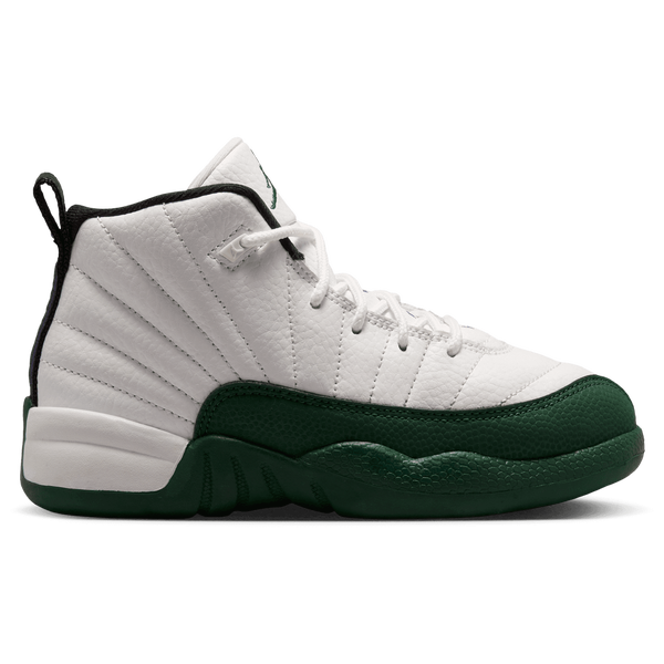 Jordan Retro 12 - Boys' Preschool - Green/White/Purple