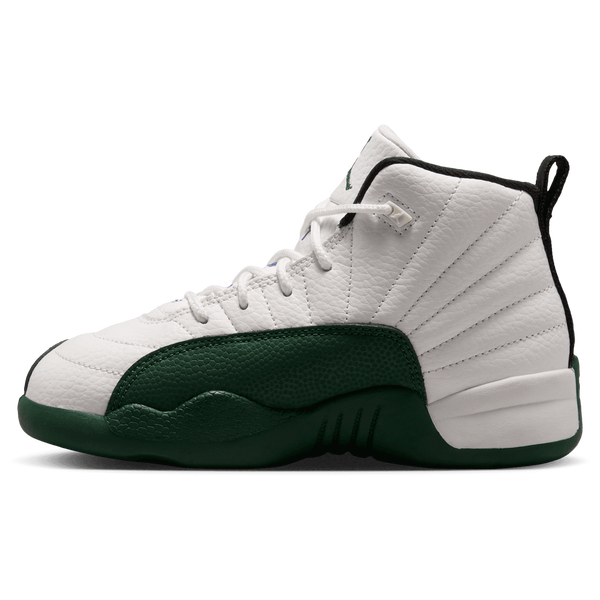 Jordan Retro 12 - Boys' Preschool - Green/White/Purple - Image 2