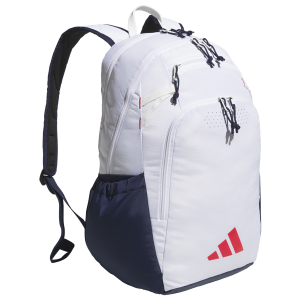 adidas Defender 5 Backpack - Adult - Ruby Red/White/Night Indigo Oure