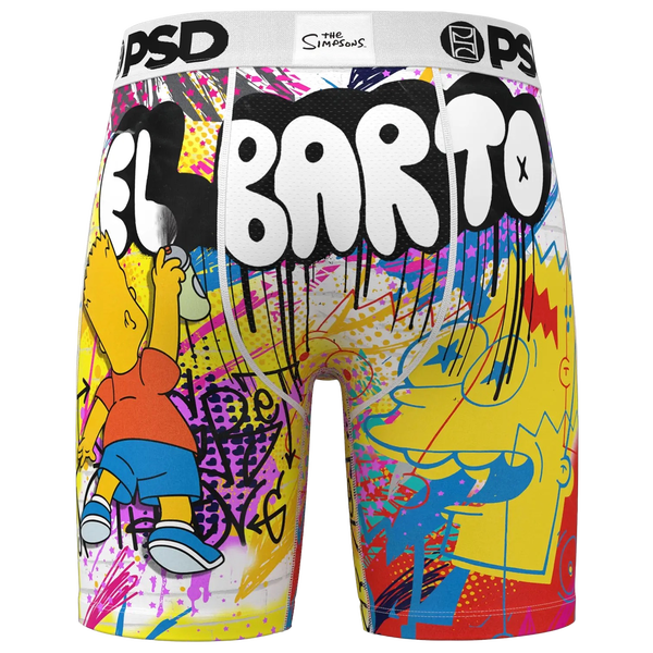 PSD Bart Casso Briefs - Men's - White/Pink/Yellow - Image 2