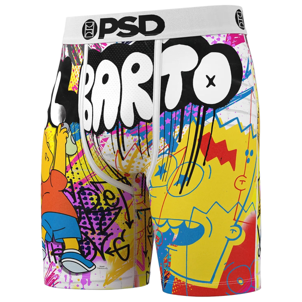 PSD Bart Casso Briefs - Men's - White/Pink/Yellow - Image 3