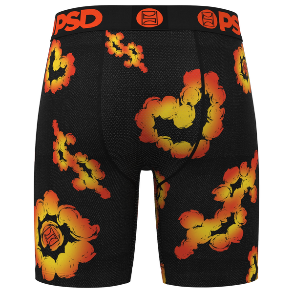 PSD Cloud Flares Underwear - Men's - Black/Orange - Image 2