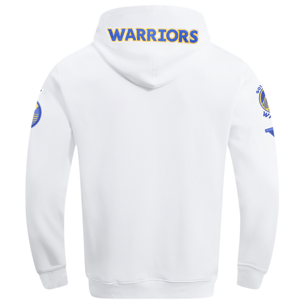 Pro Standard Warriors Pullover Hoodie - Men's - White - Image 2