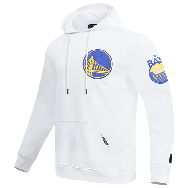 Pro Standard Warriors Pullover Hoodie - Men's - White - Image 3