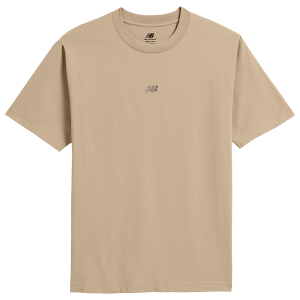 New Balance Oversized Center Chest Emblem Tonal T-Shirt - Men's - Tan