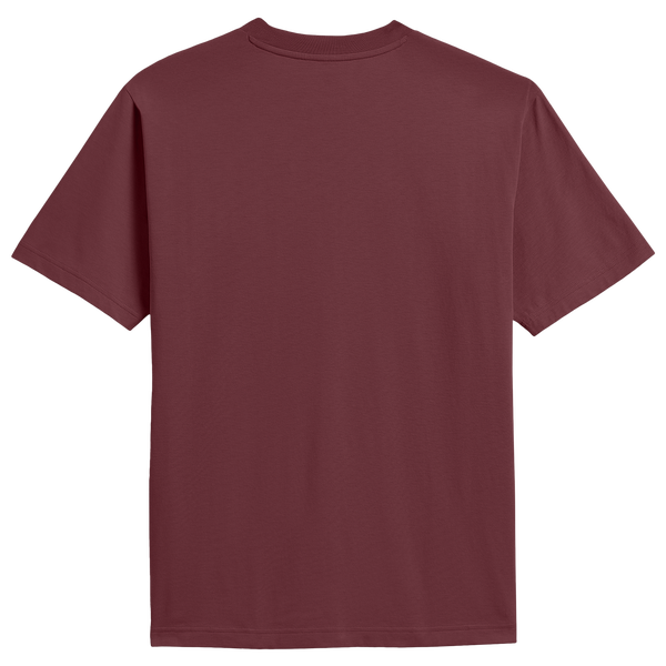 New Balance Oversized Center Chest Emblem Tonal T-Shirt - Men's - Burgundy - Image 2