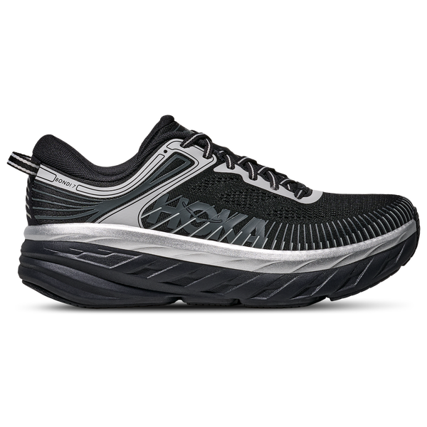 HOKA Bondi 7 - Men's - Black/Silver
