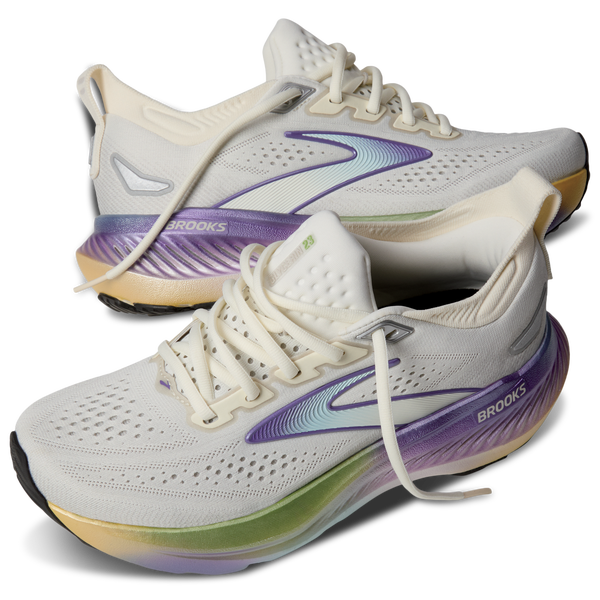 Brooks Glycerin 23 - Women's - Tan/Purple/Green - Image 8
