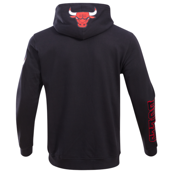 Pro Standard BULLS CLASSIC BRISTLE FLC PO HOODIE - Men's - Black - Image 2