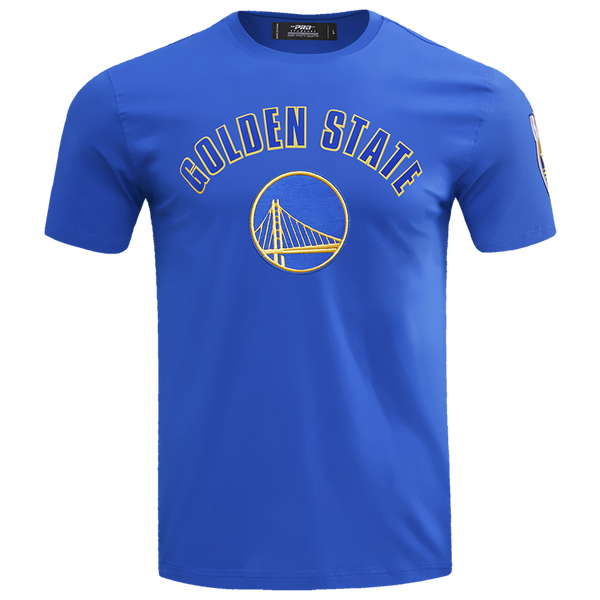 Pro Standard WARRIORS CLASSIC BRISTLE SJ TEE - Men's - Royal Blue