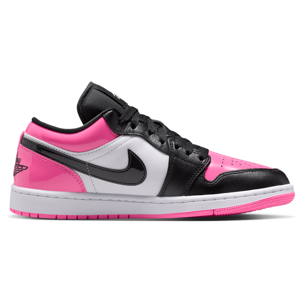 Jordan AJ 1 Low - Women's - Black/White/Pinksicle