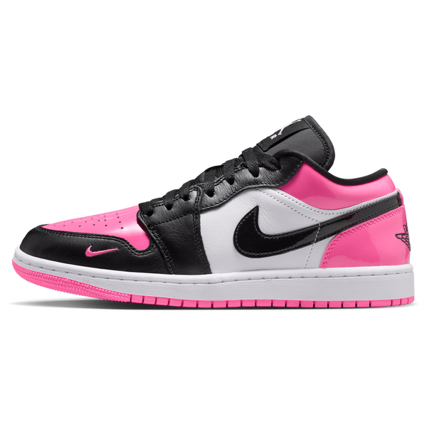 Jordan AJ 1 Low - Women's - Black/White/Pinksicle - Image 2