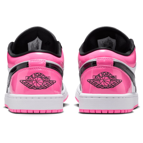 Jordan AJ 1 Low - Women's - Black/White/Pinksicle - Image 3