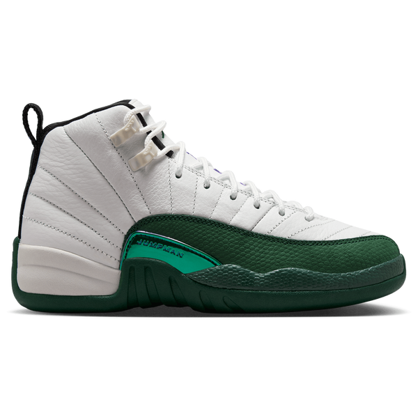 Jordan Retro 12 - Boys' Grade School - Purple/White/Green