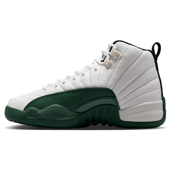 Jordan Retro 12 - Boys' Grade School - Purple/White/Green - Image 2