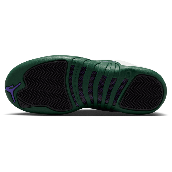 Jordan Retro 12 - Boys' Grade School - Purple/White/Green - Image 5