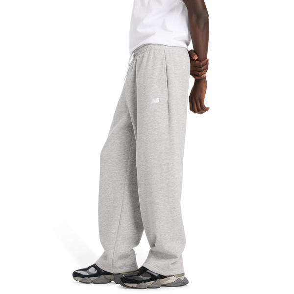 New Balance Sport Essentials Open Hem Fleece Pants - Men's - Timberwolf - Image 3
