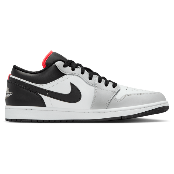 Jordan AJ 1 Low - Men's - Red/White/Gray