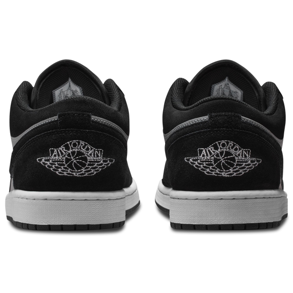Jordan AJ 1 Low - Men's - White/Black/Lt Smoke Gray - Image 3