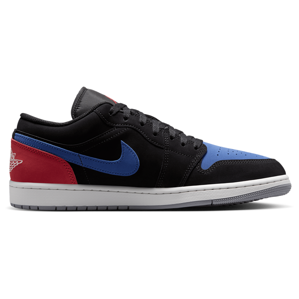 Jordan AJ 1 Low - Men's - Black/True Blue/Summit White