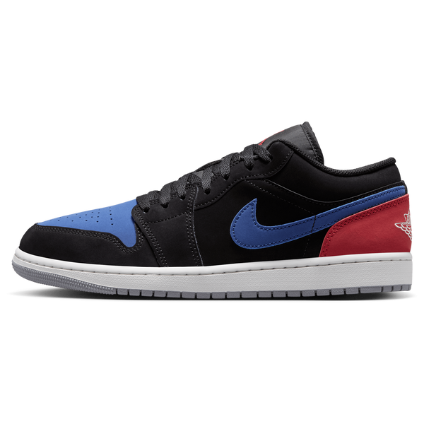 Jordan AJ 1 Low - Men's - Black/True Blue/Summit White - Image 2