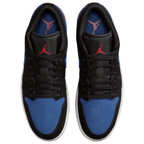 Jordan AJ 1 Low - Men's - Black/True Blue/Summit White - Image 4