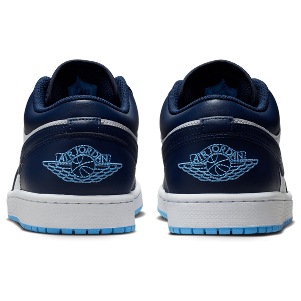 Jordan AJ 1 Low - Men's - Midnight Navy/White/Univ Blue - Image 3