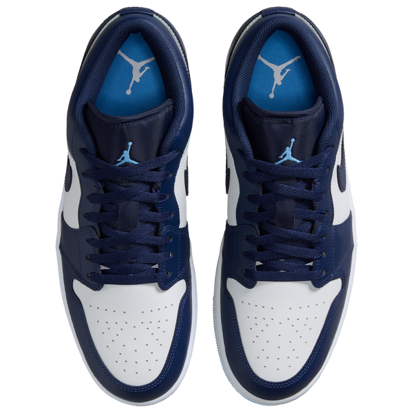 Jordan AJ 1 Low - Men's - Midnight Navy/White/Univ Blue - Image 4