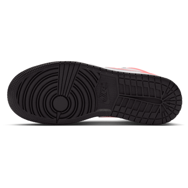 Jordan AJ 1 Low - Girls' Grade School - Black/Pink Glaze/White - Image 5