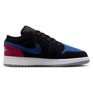 Jordan AJ 1 Low - Boys' Grade School - Black/Summit White/True Blue