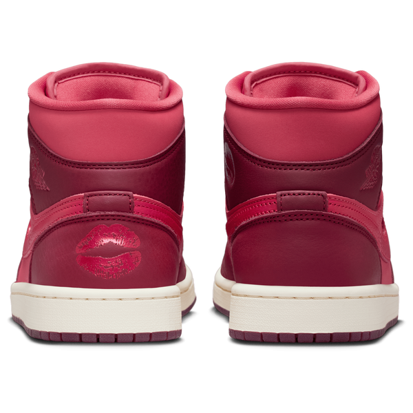 Jordan AJ 1 Mid SE - Women's - Red/Red - Image 3